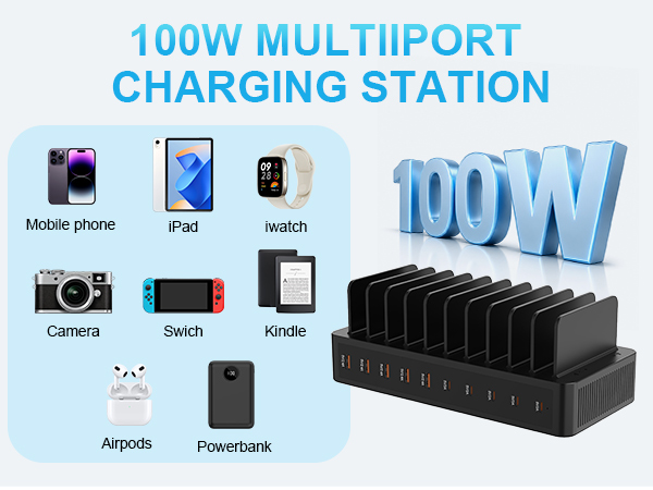 100W