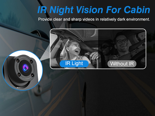 3 Channel Dash Cam Front and Rear