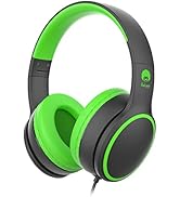 Rockpapa E9W On-Ear Headphones with Microphone, Lightweight Foldable 3.5mm Stereo Bass Wired Head...