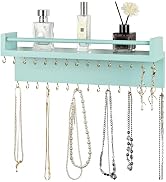 Zhithink Hanging Jewelry Organizer Necklace Organizer Jewelry Hanger with 30 Hooks,Wall Mounted J...