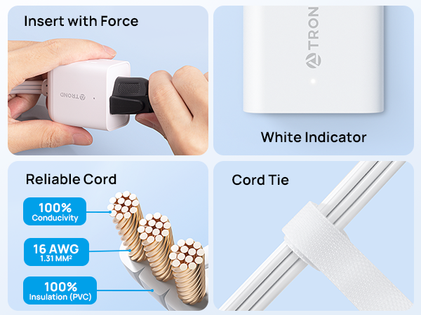flat outlet extension cord