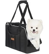 Dog Purse Carrier for Small Dogs Cats Rabbits Up to 15lbs, Lightweight Pet Sling Carriers with La...