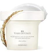 NATURECLASS R4 Rice Wash Off Facial Mask – 4-in-1 Korean Skin Care, Pore Refining, Gentle Exfolia...