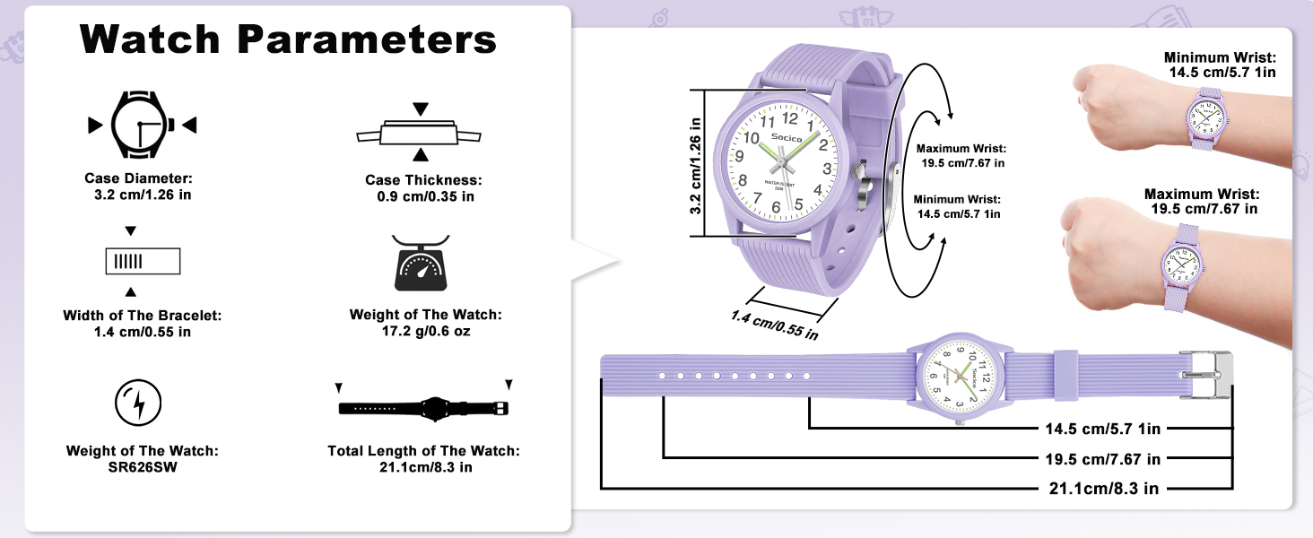 kids analog watch