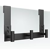 WUIVIUT Over The Door Hooks, Towel Racks for Bathroom, Glass Shower Door, Heavy Duty Rack Hooks f...