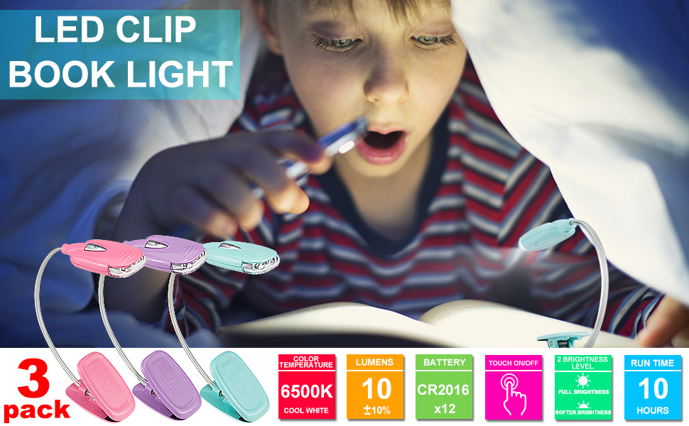 LED CLIP BOOK LIGHT