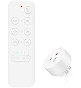 NineLeaf Remote Control Outlet Wireless Light Switch for Household Appliances, Wireless Remote Co...