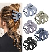 ATODEN Hair Clips Claw Clips for Thick Hair 5Pcs Large Hair Clips 3.15'' Big Octopus Hair Clip Ha...