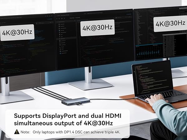 dell usb c dock hdmi to usb c hodo usb c docking station vga usb a/c hub multiport adapter