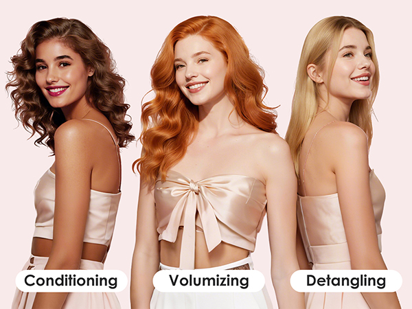 shiny hair care