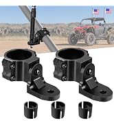 Nilight UTV Flag Antenna Mount Whip Light Mounting Bracket Black Adjustable Heavy Duty for 1.5 to...