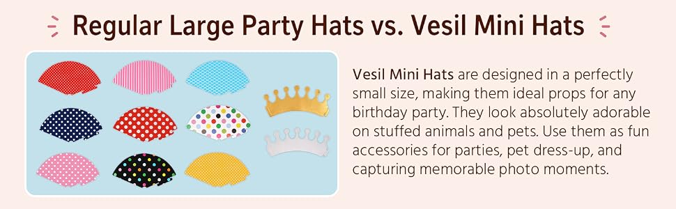 mini party hats