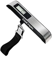 travel inspira Digital Luggage Scale – Portable Hanging Suitcase Weight Scale for Travel, 110 lb ...
