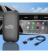 Wireless Carplay and Android Auto Adapter, Wireless Carplay Adapter for iPhone & Android Phone-Su...