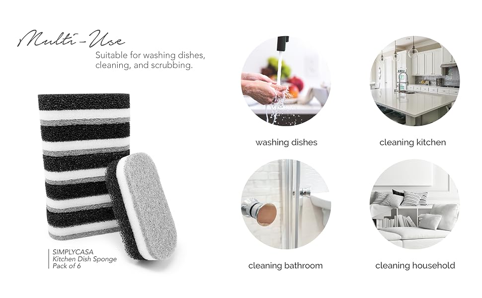 black dish sponge