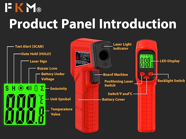 infrared thermometer gun
