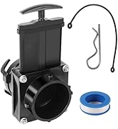 TonGass 3-Inch RV Waste Valve Body with Handle, Durable RV Sewer Valve Replacement for Campers, T...