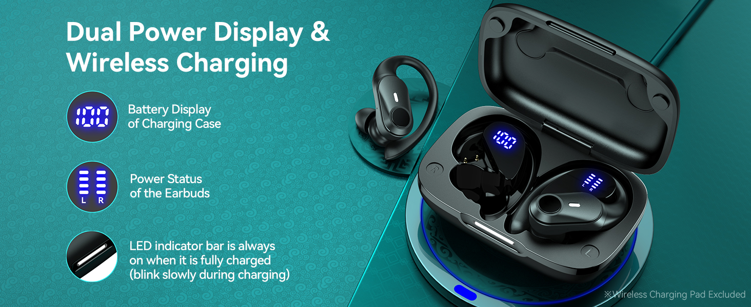 Dual Power Display & Wireless Charging