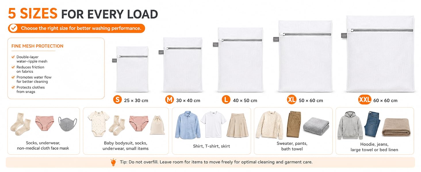 Fine Mesh Laundry Bag Size