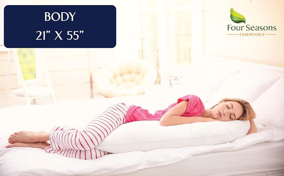 body pillow protector 1pk 2pk 21x55 20x54 inches extra long pillow protector for bodypillow