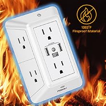 multi outlet wall plug