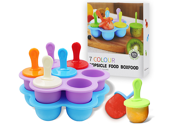 Silicone Popsicle Molds pop baby cube mini children Kids Ice Pop Molds Ice Cream Mould