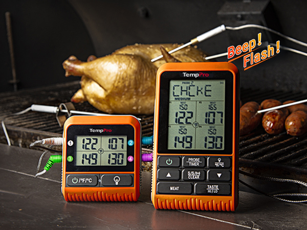 bluetooth meat probe for smoker digital meat thermometer wireless grillsync meat thermometers