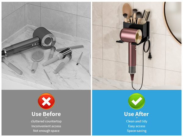 dyson hair dryer wall mount