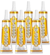 6 PCS B7000 Glue Clear Rhinestones Glue for Crafts, 15ml/0.5oz Jewelry Glue Fabric Glue, Multipur...