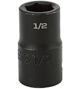 Proferred S32016 1/2" Drive SAE Socket, 1/2" Impact 6 Point