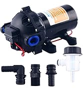 Amarine Made 12v Water Pressure Diaphragm Pump 18.9 L/min 5.0 Gpm 60 Psi - Caravan/rv/boat/marine...