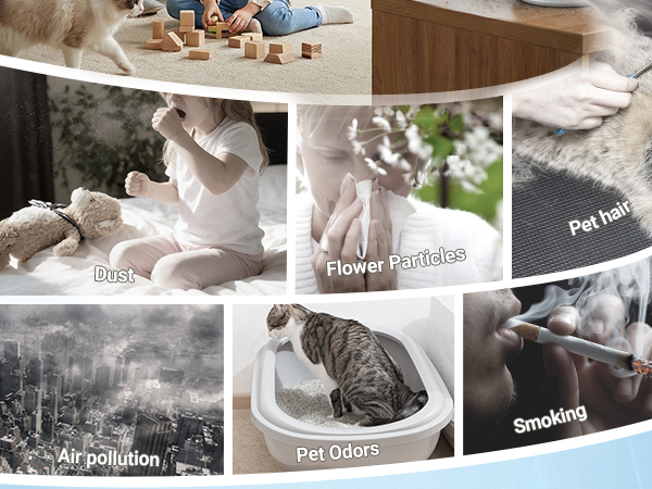 hepa air purifier smart wifi air purifiers for bedroom for home pets large room office kitchen