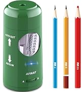 AFMAT Electric Pencil Sharpener, Rechargeable Automatic Pencil Sharpener for Jumbo & Colored Penc...