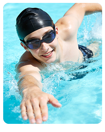 2 Pack swim goggles for adult