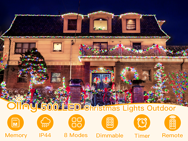 multi color christmas lights