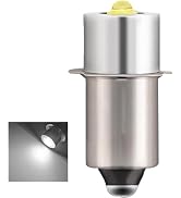 DPWOUM Silver Light LED Bulb Cells Torch Flashlight LED Converter 6V White 12V 3V 9V 18V White/Wa...