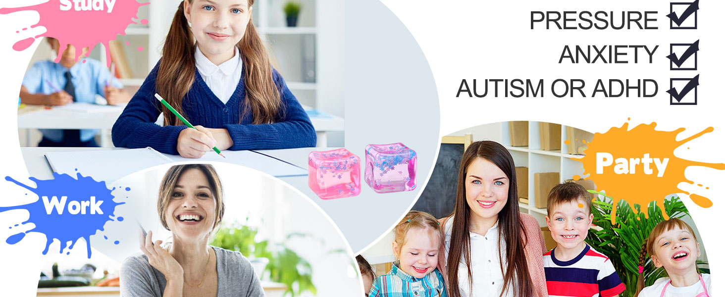 Stress Cube Gift for Kids Teens Adults