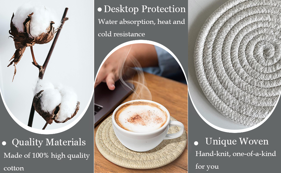 8-Color Absorbent Coasters for Drinks