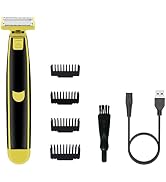 Beard Trimmer and Shavers for Men, Wet and Dry Full Body Shaver with 4 Combs, Rechargeable Mens E...