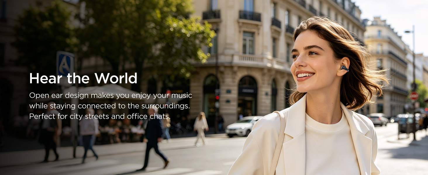 open ear clip on earbuds