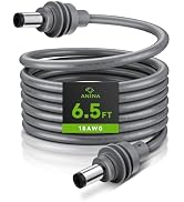 Anina DC Power Cord for Starlink Mini (2M/6.5FT) 18AWG Replacement DC Male to Male Charging Cable...
