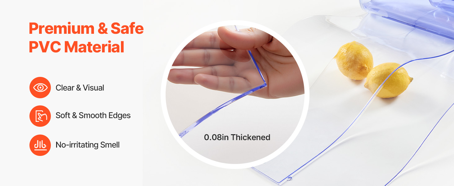 clear pvc strips