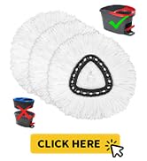 3 Pack Mop Replacement Heads for O-Ceda Mop Replace Head EasyWrin Spin Mop Heads Replacements, Mi...