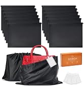 GDBEH 12 Pack Dust Bags for Handbags Travel Storage Pouch, Silk Cloth Bag With Drawstring Large S...
