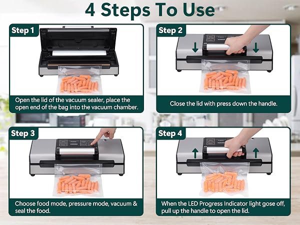 4 steps for use