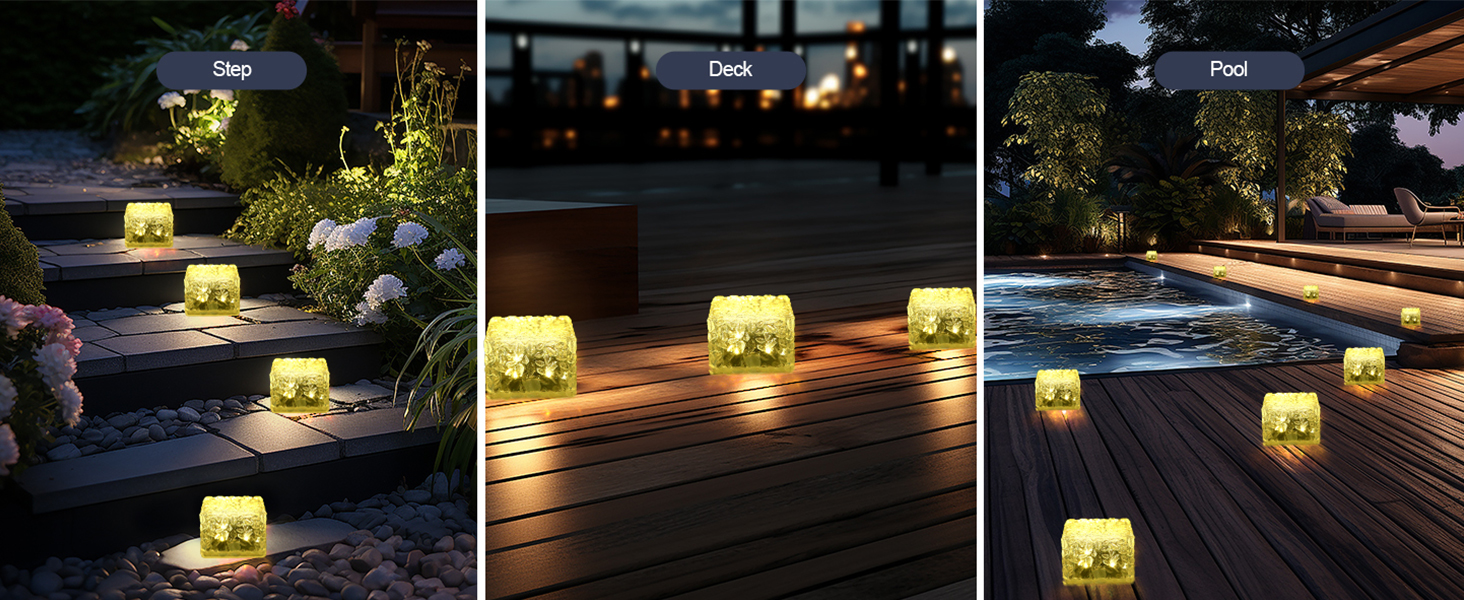 Solar Brick Lights
