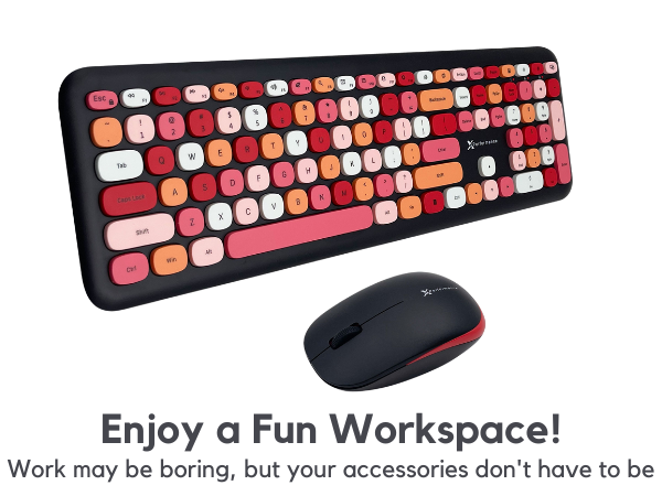 cute keyboard and mouse combo