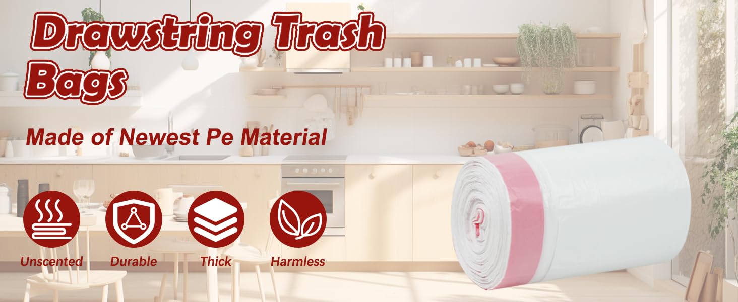 Drawstring Trash Bags