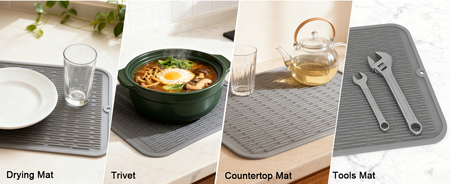 silicone hot pads and trivets large