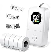 Phomemo Label Maker Machine with Tape, D30D Smart Screen Mini Bluetooth Label Maker, Small Portab...